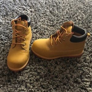 Boys Yellow Boots